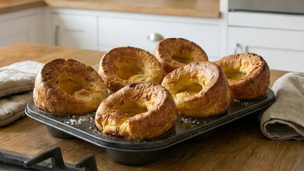 Jorkshirski pudingi v pekaču