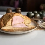 Šunka v testu brez glutena – prerez