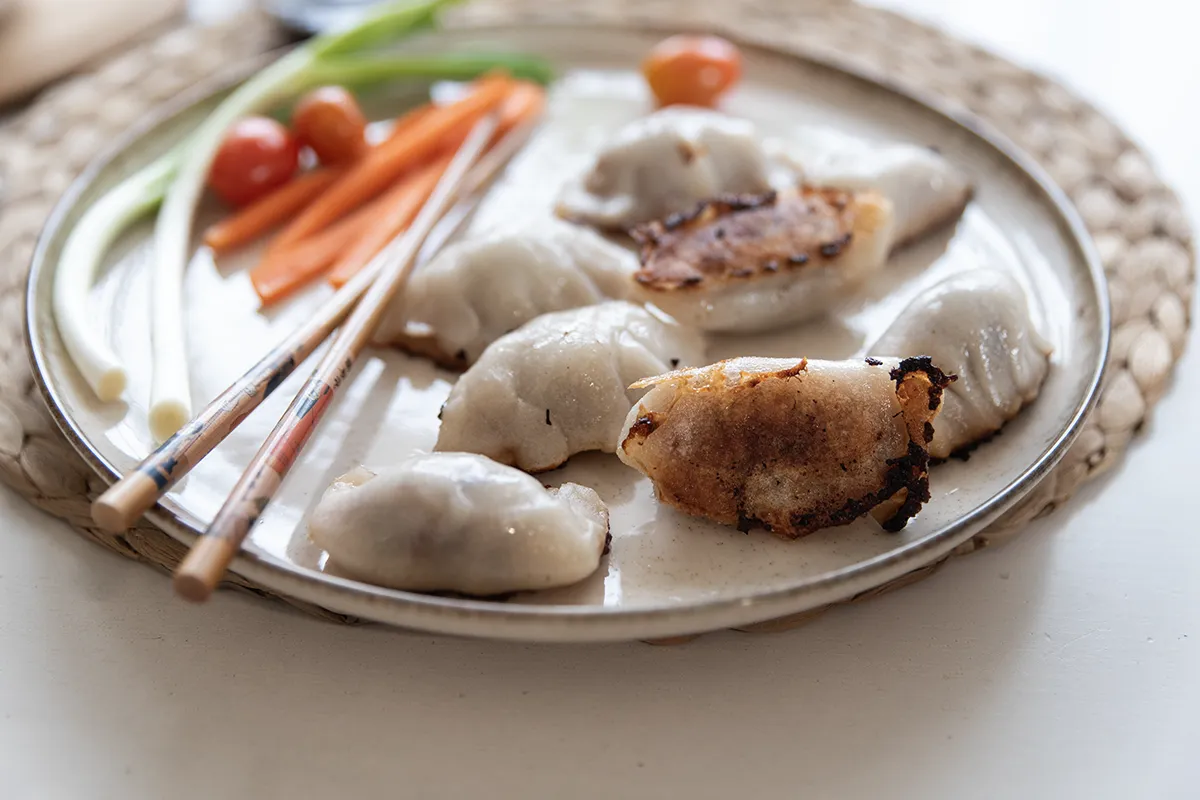Gyoza brez glutena – japonski polnjeni žepki